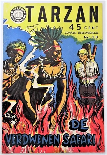 Tarzan - ATH 38 - De verdwenen safari, Softcover, Eerste druk (1958) (A.T.H.)