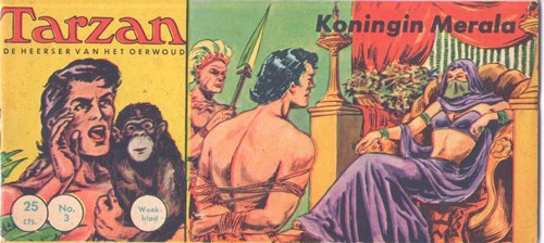 Tarzan - De Heerser van het Oerwoud 3 - Koningin Merala, Softcover, Eerste druk (1961) (Metropolis)