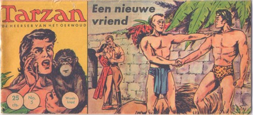 Tarzan - De Heerser van het Oerwoud 5 - Een nieuwe vriend, Softcover, Eerste druk (1961) (Metropolis)