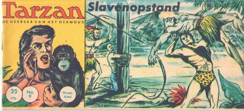 Tarzan - De Heerser van het Oerwoud 9 - Slavenopstand, Softcover, Eerste druk (1961) (Metropolis)
