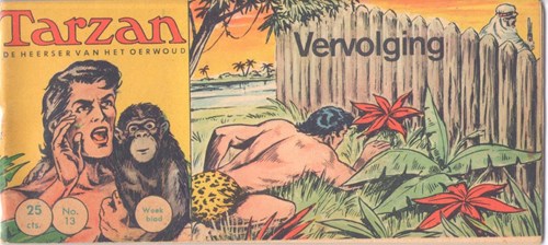 Tarzan - De Heerser van het Oerwoud 13 - Vervolging, Softcover, Eerste druk (1962) (Metropolis)