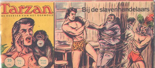 Tarzan - De Heerser van het Oerwoud 14 - Bij de slavenhandelaars, Softcover, Eerste druk (1962) (Metropolis)