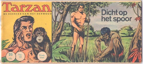 Tarzan - De Heerser van het Oerwoud 19 - Dicht op het spoor, Softcover, Eerste druk (1962) (Metropolis)