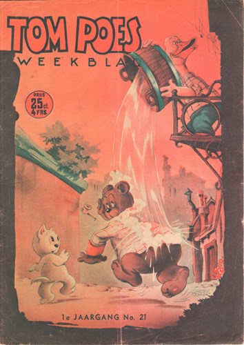 Tom Poes Weekblad - 1e Jaargang 21 - Tom Poes weekblad 1 jrg, Softcover (Marten Toonder Studios)