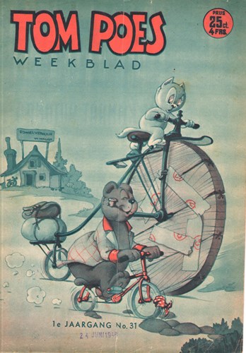 Tom Poes Weekblad - 1e Jaargang 31 - Tom Poes weekblad 1 jrg, Softcover (Marten Toonder Studios)