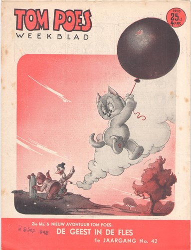 Tom Poes Weekblad - 1e Jaargang 42 - Tom Poes weekblad 1 jrg, Softcover (Marten Toonder Studios)