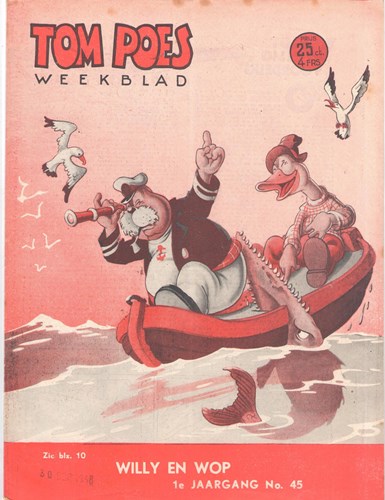 Tom Poes Weekblad - 1e Jaargang 45 - Tom Poes weekblad 1 jrg, Softcover (Marten Toonder Studios)