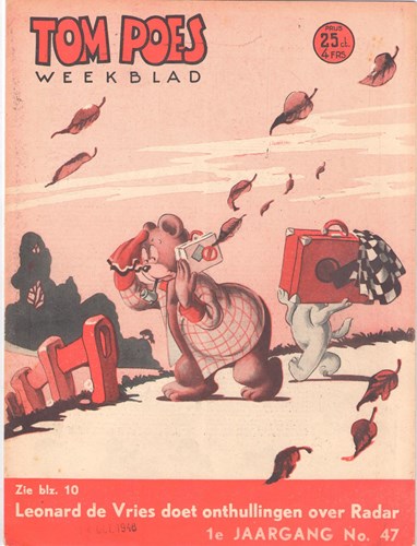 Tom Poes Weekblad - 1e Jaargang 47 - Tom Poes weekblad 1 jrg, Softcover (Marten Toonder Studios)