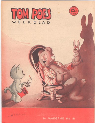 Tom Poes Weekblad - 1e Jaargang 51 - Tom Poes weekblad 1 jrg, Softcover (Marten Toonder Studios)