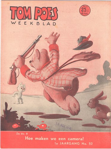 Tom Poes Weekblad - 1e Jaargang 52 - Tom Poes weekblad 1 jrg, Softcover (Marten Toonder Studios)