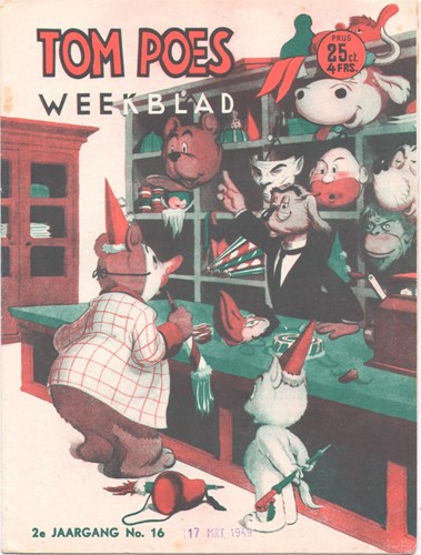 Tom Poes Weekblad - 2e Jaargang 16 - Tom Poes weekblad - 2 jrg, Softcover (Marten Toonder Studios)