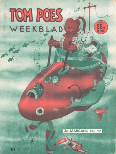 Tom Poes Weekblad - 2e Jaargang 17 - Tom Poes weekblad - 2 jrg, Softcover (Marten Toonder Studios)