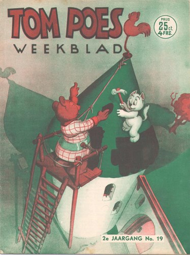 Tom Poes Weekblad - 2e Jaargang 19 - Tom Poes weekblad - 2 jrg, Softcover (Marten Toonder Studios)