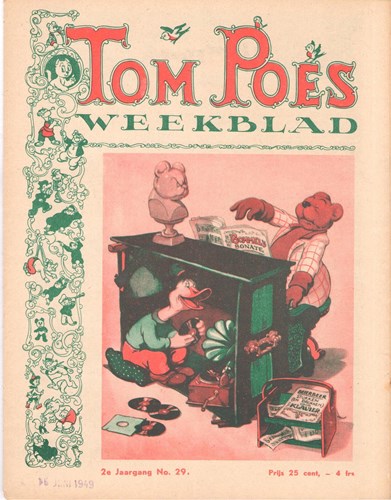 Tom Poes Weekblad - 2e Jaargang 29 - Tom Poes weekblad - 2 jrg, Softcover (Maarten Toonder Studios)