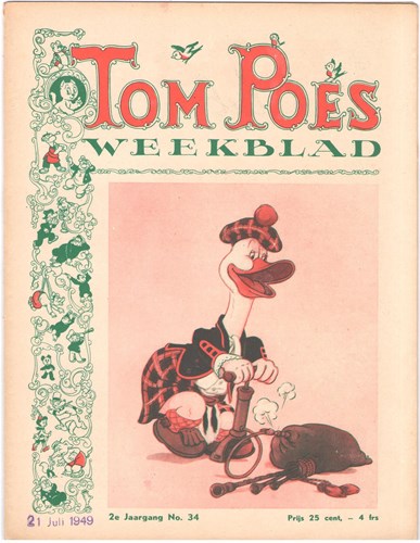 Tom Poes Weekblad - 2e Jaargang 34 - Tom Poes weekblad - 2 jrg, Softcover (Maarten Toonder Studios)
