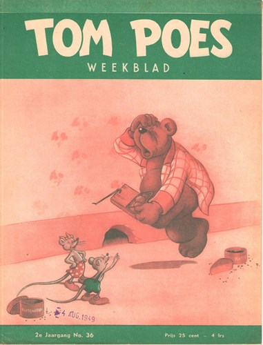 Tom Poes Weekblad - 2e Jaargang 36 - Tom Poes weekblad - 2 jrg, Softcover (Marten Toonder Studios)