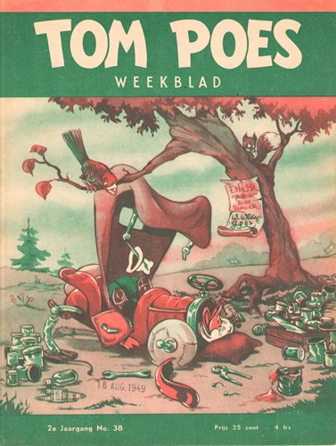 Tom Poes Weekblad - 2e Jaargang 38 - Tom Poes weekblad - 2 jrg, Softcover (Marten Toonder Studios)