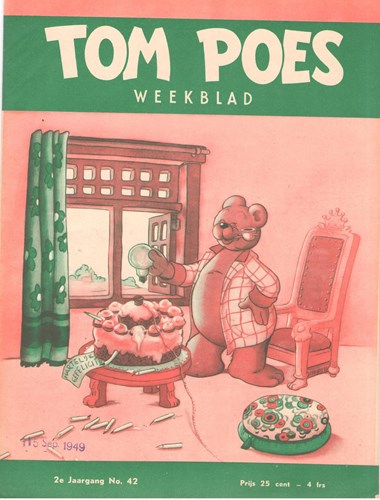 Tom Poes Weekblad - 2e Jaargang 42 - Tom Poes weekblad - 2 jrg, Softcover (Marten Toonder Studios)