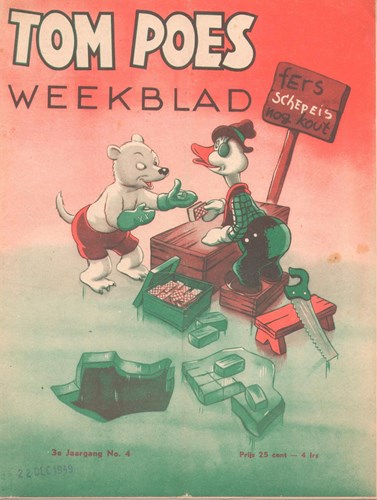 Tom Poes Weekblad - 3e Jaargang 4 - Tom Poes weekblad - 3 jrg, Softcover (Marten Toonder Studios)