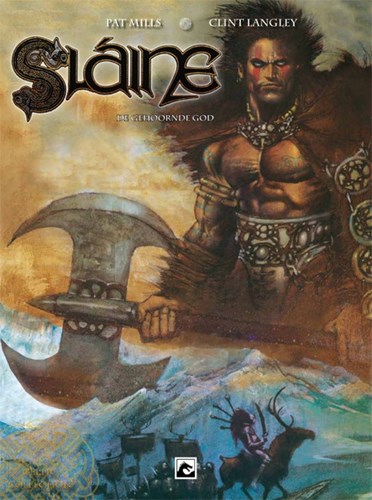 Slaine - Kronieken der invasies pakket - De gehoornde god + Gratis Artbook Clint Langley, Hardcover (Dark Dragon Books)