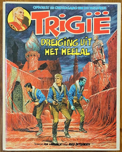 Trigië - Verzamelalbum 1 - Dreiging uit het heelal, Hardcover, Eerste druk (1978) (Oberon)