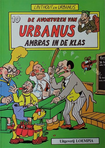Urbanus 10 - Ambras in de klas, Softcover, Eerste druk (1986), Urbanus - Ongekleurd reeks (Loempia)