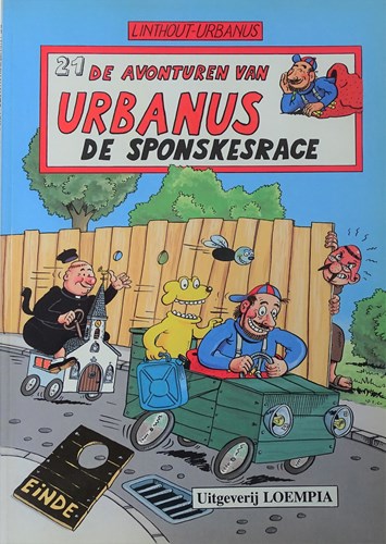 Urbanus 21 - De Sponskesrace, Softcover, Eerste druk (1989) (Loempia)
