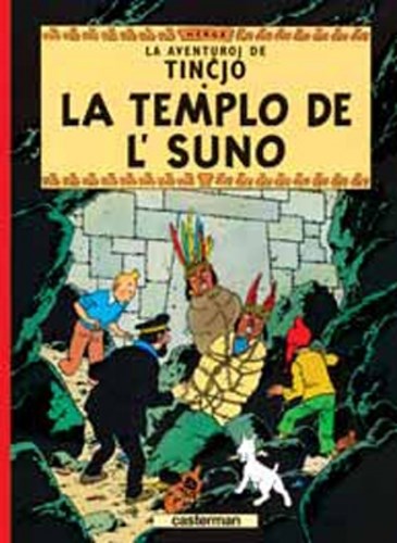 Kuifje - Anderstalig/Dialect   - La Templo De L'Suno (Esperanto), Hardcover (Casterman)