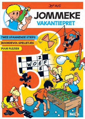 Jommeke - Spelletjesboeken  - Vakantiepret, Softcover (Ballon)