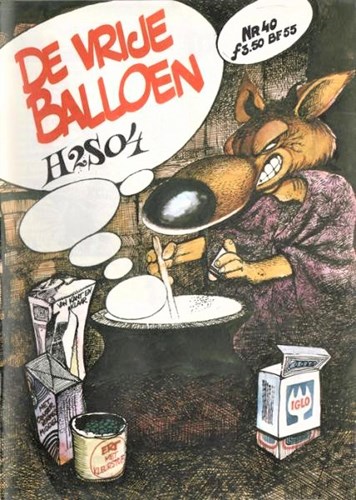 Vrije Balloen 40 - Vrije Balloen 40, Softcover, Eerste druk (1981) (Kontekst)