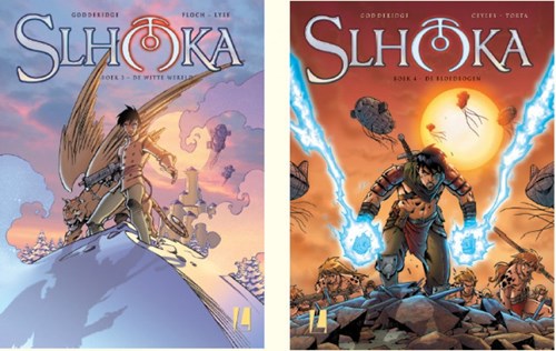 Slhoka pakket - Slhoka deel 3+4: De witte wereld + de bloedbogen, Hardcover (Uitgeverij L)