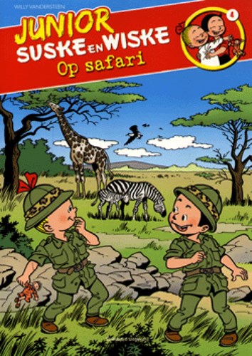 Suske en Wiske - Junior 4 - Junior 4: op safari, Softcover (Standaard Uitgeverij)