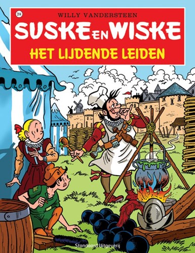 Suske en Wiske 314 - Het lijdende Leiden, Softcover, Eerste druk (2011), Vierkleurenreeks - Softcover (Standaard Uitgeverij)