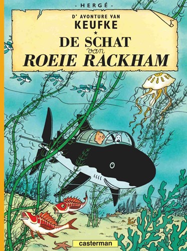 Kuifje - Anderstalig/Dialect   - De Schat van Roeie Rackham - Antwerps, Hardcover (Casterman)