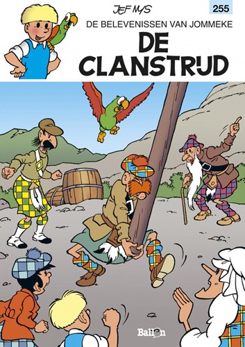 Jommeke 255 - De Clanstrijd, Softcover (Ballon)