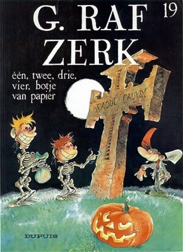 G.raf Zerk 19 - Eén, 2, 3, 4, botje van papier, Softcover (Dupuis)