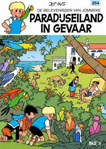 Jommeke 254 - Paradijseiland in gevaar, Softcover (Ballon)