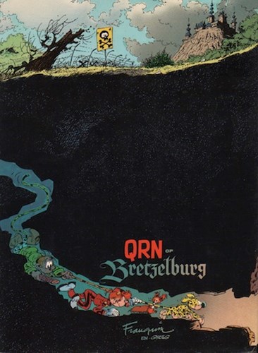 Robbedoes en Kwabbernoot 18 - Qrn op Bretzelburg, Luxe, Eerste druk (1987) (Dupuis)