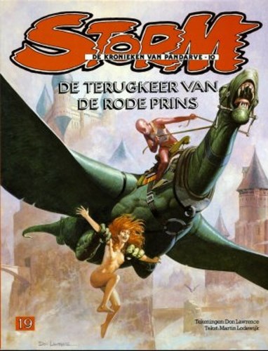 Storm 19 - De terugkeer van de rode prins, Softcover, Eerste druk (1991), Kronieken van Pandarve, de - Sc (Big Balloon)