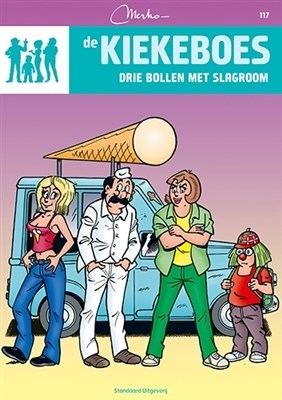 Kiekeboe(s), de 117 - Drie bollen met slagroom, Softcover, Kiekeboes, de - Standaard 3e reeks (A4) (Standaard Uitgeverij)