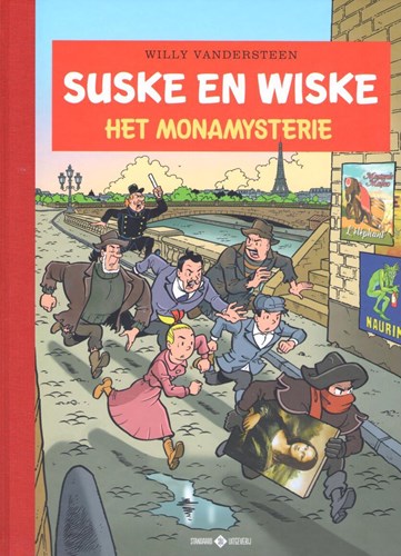 Suske en Wiske 341 - Het Monamysterie, Hc+linnen rug, Vierkleurenreeks - Luxe (Standaard Uitgeverij)