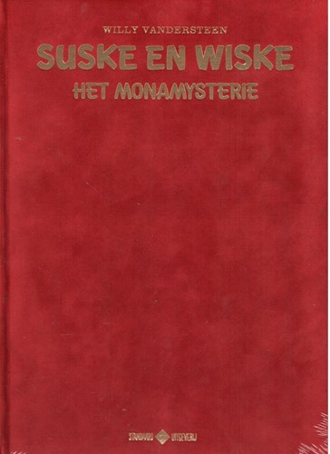 Suske en Wiske 341 - Het Monamysterie, Luxe/Velours, Eerste druk (2017), Vierkleurenreeks - Luxe velours (Standaard Uitgeverij)