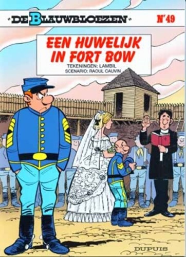 Blauwbloezen, de 49 - Een huwelijk in Fort Bow, Softcover, Blauwbloezen - Dupuis (Dupuis)