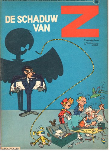 Robbedoes en Kwabbernoot 16 - De schaduw van Z, Softcover, Eerste druk (1962) (Dupuis)