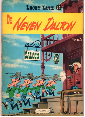 Lucky Luke - Dupuis 12 - De neven Dalton, Softcover, Eerste druk (1959) (Dupuis)