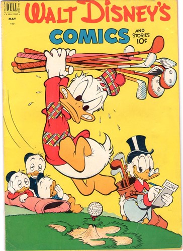 Walt Disney's - Comics 140 - Walt Disney's comics and stories 140, Softcover, Eerste druk (1952) (Dell Comic)
