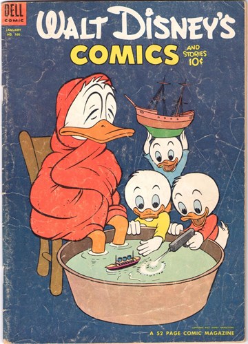Walt Disney's - Comics 160 - Walt Disney's comics and stories 160, Softcover, Eerste druk (1954) (Dell Comic)