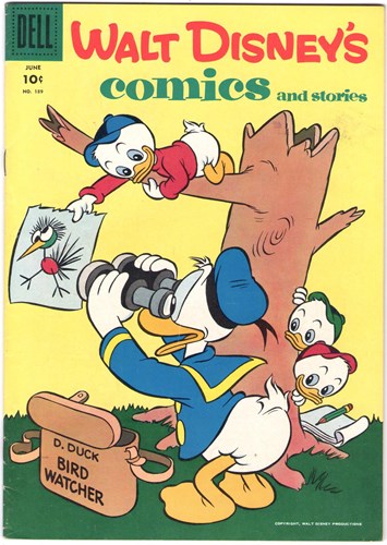 Walt Disney's - Comics 189 - Walt Disney's comics and stories 189, Softcover, Eerste druk (1956) (Dell Comic)