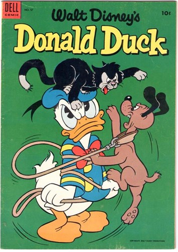 Donald Duck - Weekblad (Amerikaans) 37 - Donald Duck sep. '54, Softcover, Eerste druk (1954) (Dell Comic)