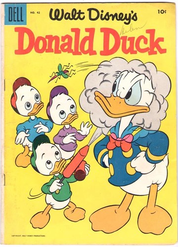 Donald Duck - Weekblad (Amerikaans) 42 - Donald Duck jul. '55, Softcover (Dell Comic)